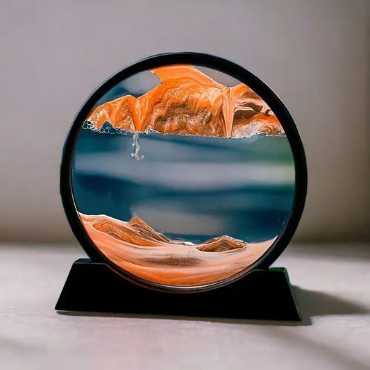 3D Hourglass Quicksand Moving Sand Art